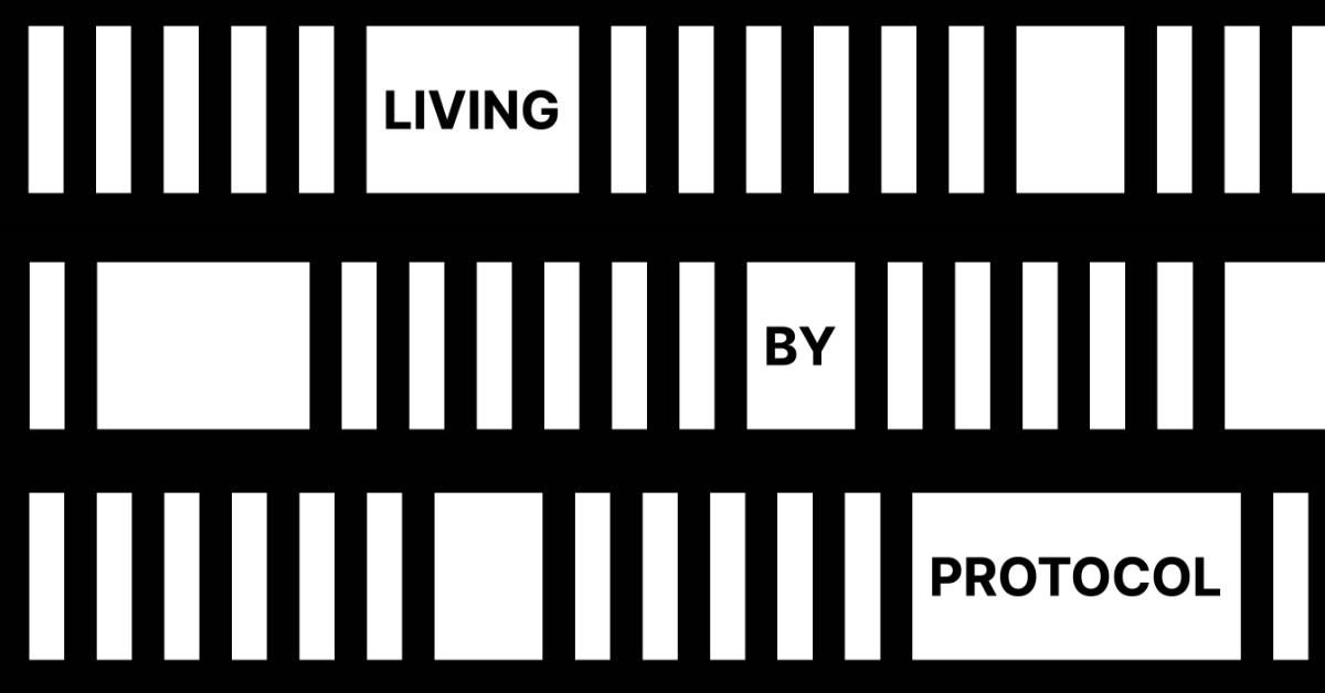 Image of Post Networks at Living by Protocol Exibition, by Kim Albrecht, kimalbrecht.com